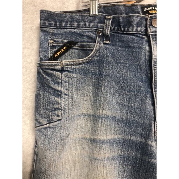 ARIAT Rebar M4 Relaxed Boot Jeans Mens Size 40x34 Workwear - Picture 6 of 16